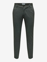 ONLY & SONS Šedé pánské kostkované chino kalhoty ONLY & SONS Mark