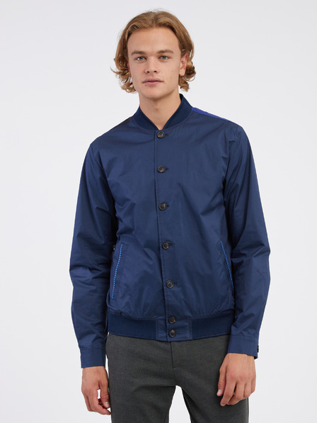 Scotch & Soda Tmavě modrá pánská bunda Scotch & Soda
