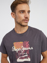 Pepe Jeans Šedé pánské tričko Pepe Jeans Melbourne
