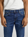 Pepe Jeans Modré pánské skinny fit džíny Pepe Jeans Finsbury