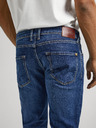 Pepe Jeans Modré pánské skinny fit džíny Pepe Jeans Finsbury