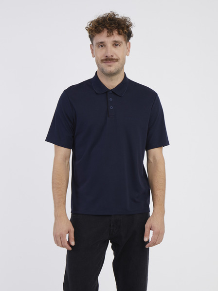 Jack & Jones Tmavě modré pánské polo tričko Jack & Jones Blamatt