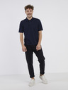 Jack & Jones Tmavě modré pánské polo tričko Jack & Jones Blamatt
