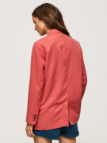 Pepe Jeans Cihlové dámské oversize sako Pepe Jeans Silvie