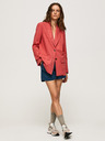 Pepe Jeans Cihlové dámské oversize sako Pepe Jeans Silvie