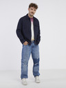 Jack & Jones Tmavě modrá pánská svrchní košile Jack & Jones Ben