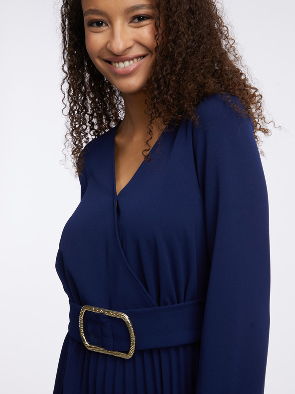 Orsay Tmavě modré dámské šaty ORSAY