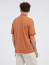 Jack & Jones Cihlové pánské žíhané tričko Jack & Jones Caleb