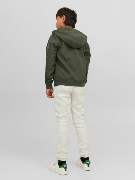 Jack & Jones Khaki klučičí softshellová bunda Jack & Jones Basic