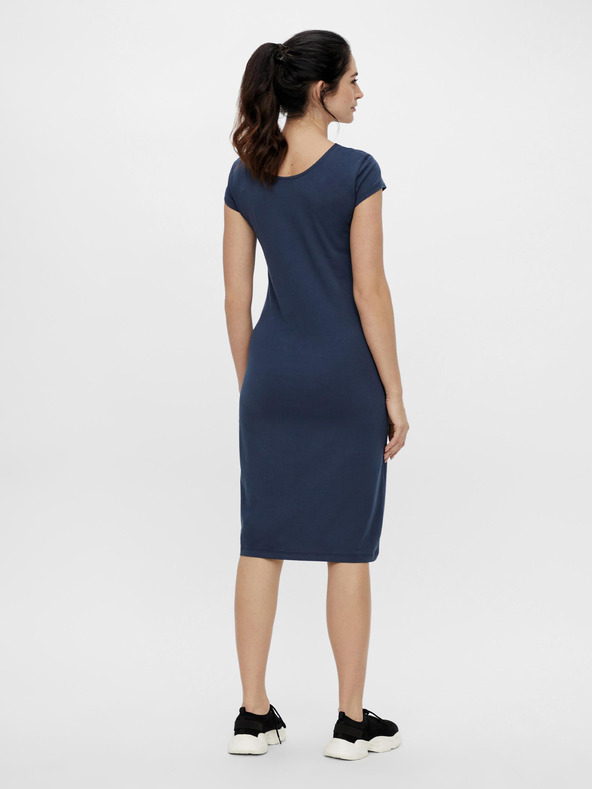 Mama.licious Modré těhotenské pouzdrové šaty Mama.licious Elnora