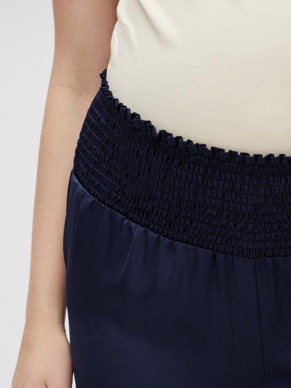 Mama.licious Tmavě modré široké těhotenské kalhoty Mama.licious Videl