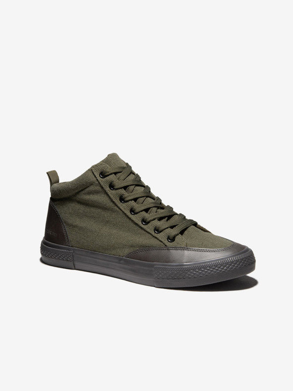 Ombre Clothing Černo-zelené pánské sneakers boty Ombre Clothing T377