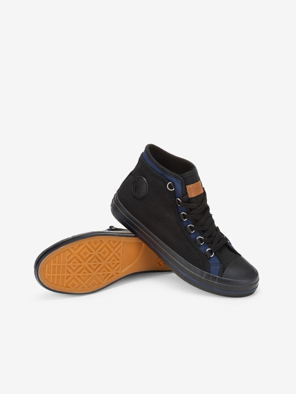 Ombre Clothing Černé pánské sneakers boty Ombre Clothing T375