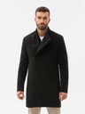 Ombre Clothing Černý pánský kabát Ombre Clothing C501