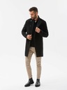 Ombre Clothing Černý pánský kabát Ombre Clothing C501