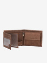 Ombre Clothing Hnědá pánská kožená peněženka Ombre Clothing A092