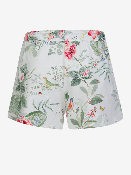 PiP studio Bílé dámské vzorované domácí kraťasy PiP studio Oriental Dreams White
