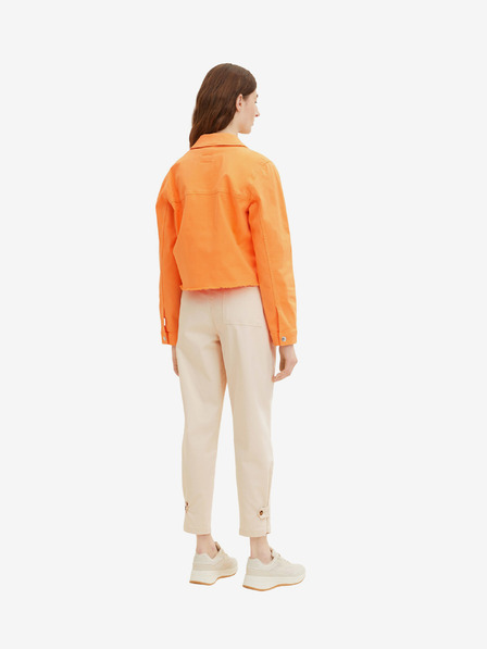 Tom Tailor Oranžová dámská plátěná bunda Tom Tailor