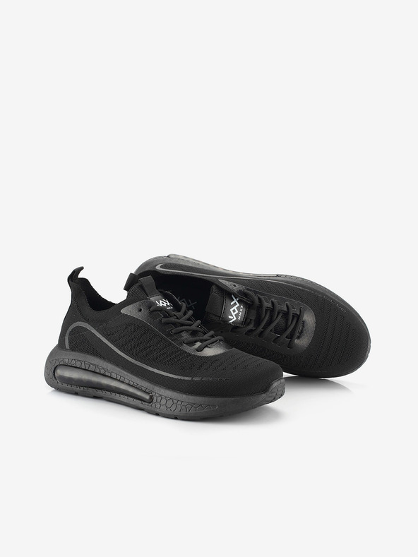 NAX Černé pánské tenisky NAX Heram