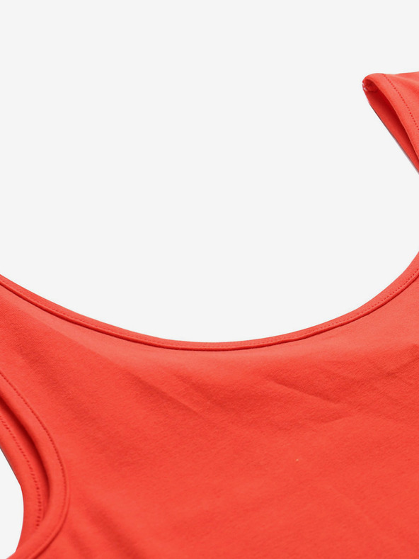 NAX Červené dámské basic šaty NAX BREWA