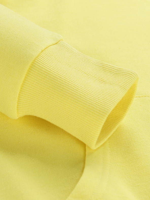 NAX Žlutá dámská basic mikina NAX QEDA