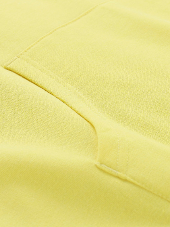 NAX Žlutá dámská basic mikina NAX QEDA