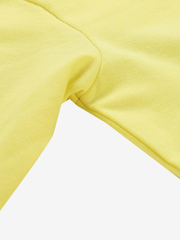 NAX Žlutá dámská basic mikina NAX QEDA