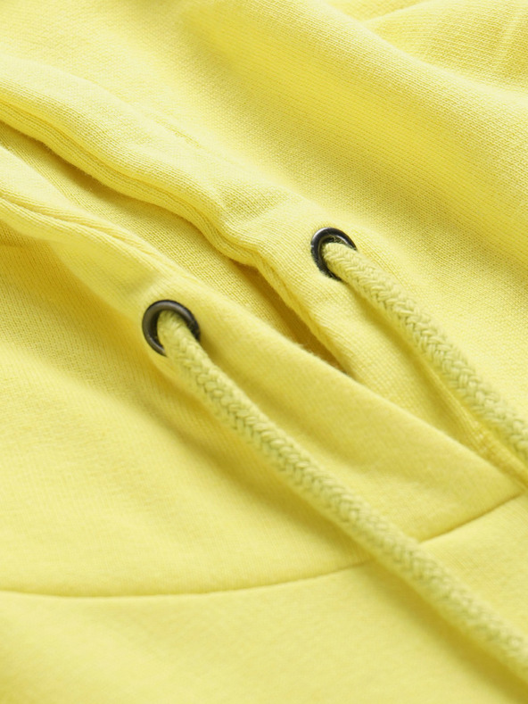 NAX Žlutá dámská basic mikina NAX QEDA