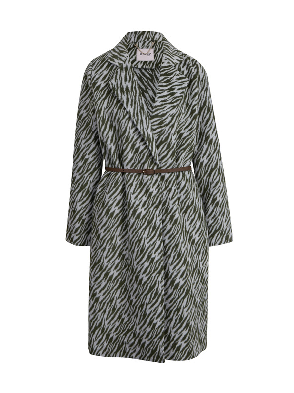 Orsay Bílo-černý dámský vzorovaný kabát ORSAY