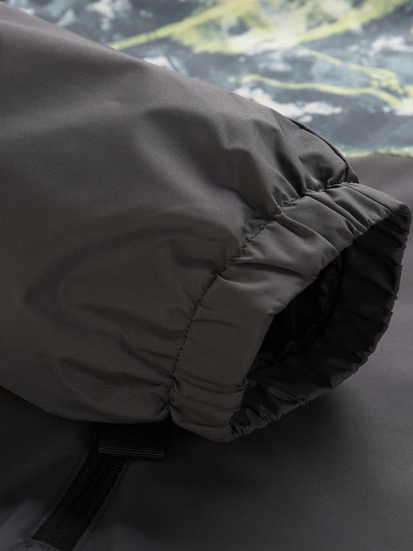 NAX Žluto-černá pánská vzorovaná bunda NAX ZALEW