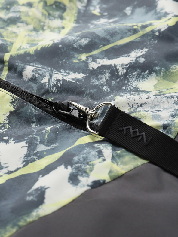 NAX Žluto-černá pánská vzorovaná bunda NAX ZALEW