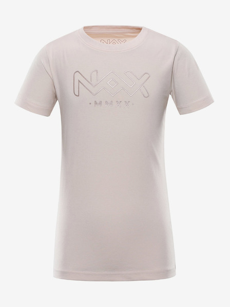 NAX Dětské triko nax NAX UKESO neutrální / zemitá