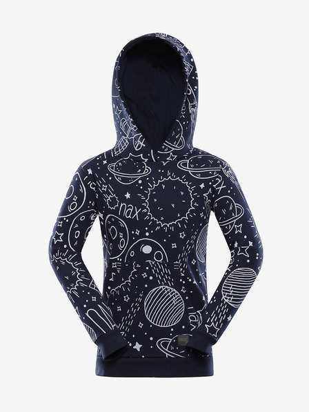 NAX Dětská mikina nax NAX NALO modrá