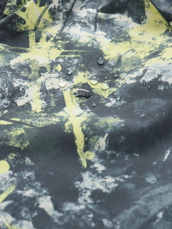 NAX Žluto-béžová dětská vzorovaná bunda NAX IMUFO