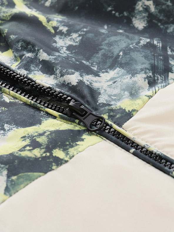 NAX Žluto-béžová dětská vzorovaná bunda NAX IMUFO