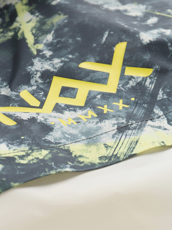 NAX Žluto-béžová dětská vzorovaná bunda NAX IMUFO