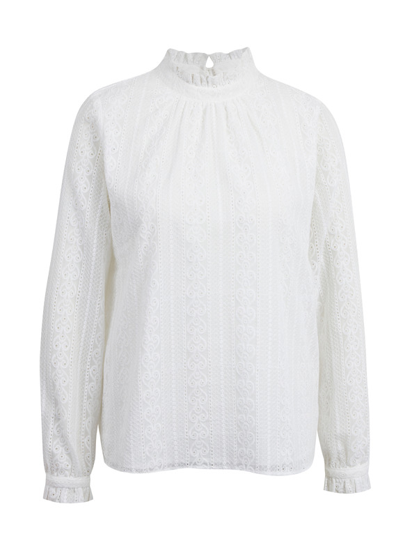 Orsay Bílá dámská krajková halenka ORSAY