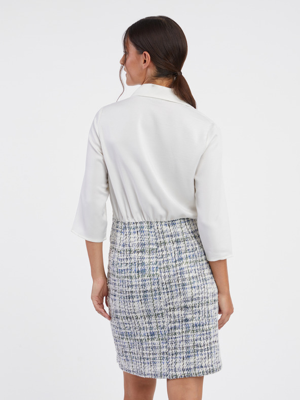 Orsay Modro-bílé dámské šaty ORSAY