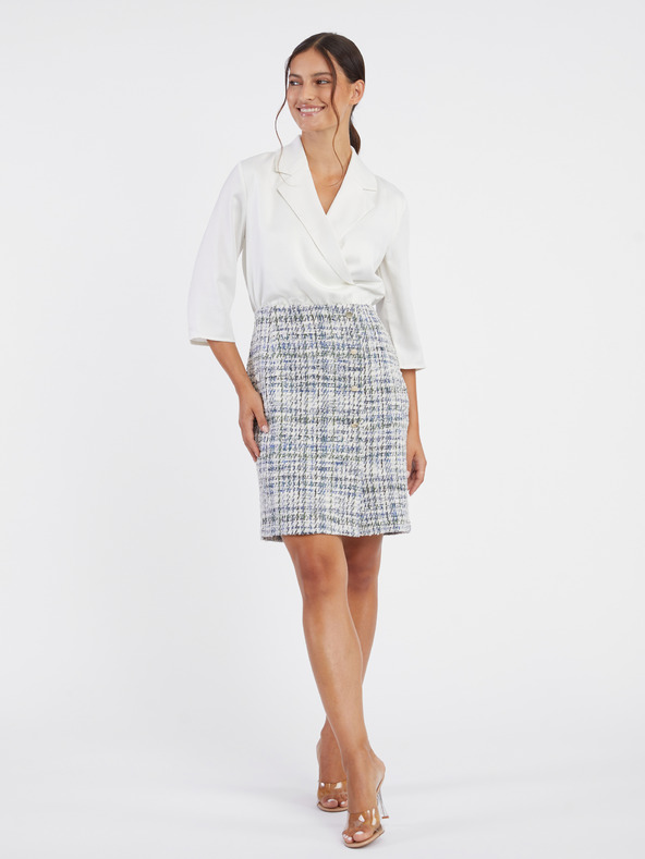 Orsay Modro-bílé dámské šaty ORSAY