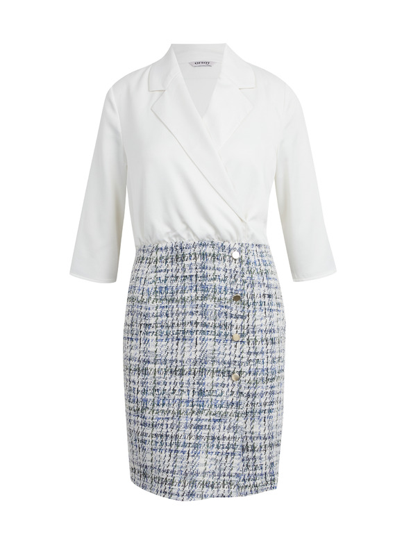 Orsay Modro-bílé dámské šaty ORSAY