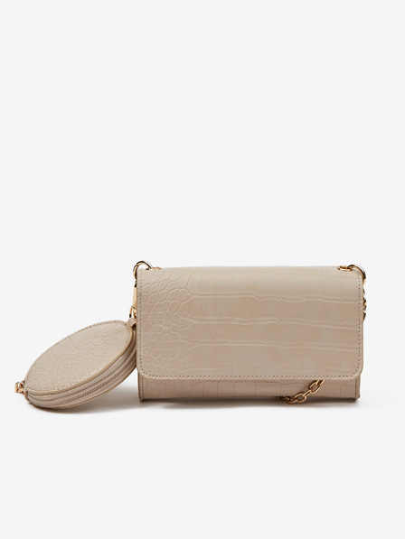 Orsay Béžová dámská crossbody kabelka s krokodýlím vzorem ORSAY
