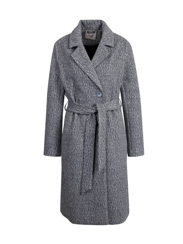 Orsay Šedý dámský žíhaný kabát ORSAY