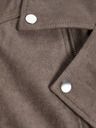 Jack & Jones Hnědá pánská semišová bunda Jack & Jones Rocky
