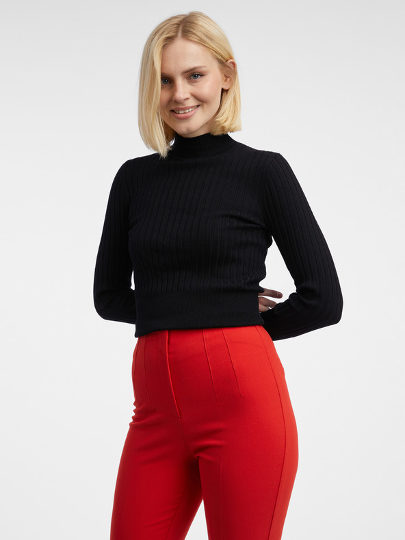 Orsay Červené dámské kalhoty ORSAY