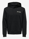 ONLY & SONS Černá pánská mikina s kapucí ONLY & SONS Bryce