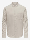 ONLY & SONS Krémová pánská košile ONLY & SONS Gudmund