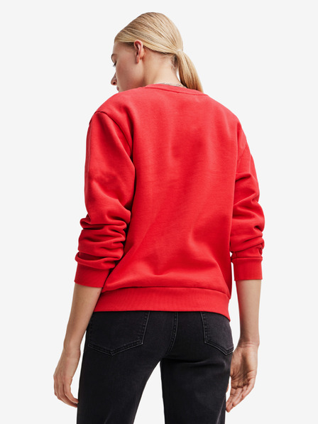 Desigual Červená dámská mikina Desigual Rolling Red