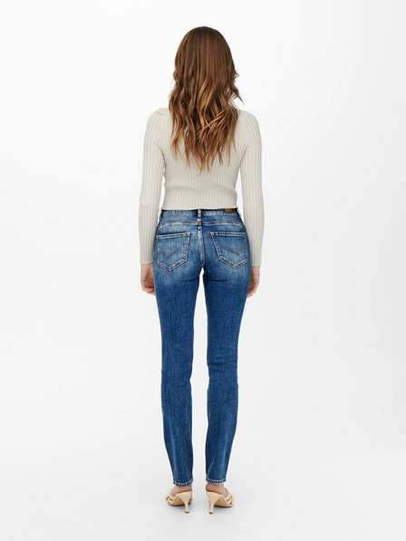 ONLY Modré dámské slim fit džíny ONLY Eva