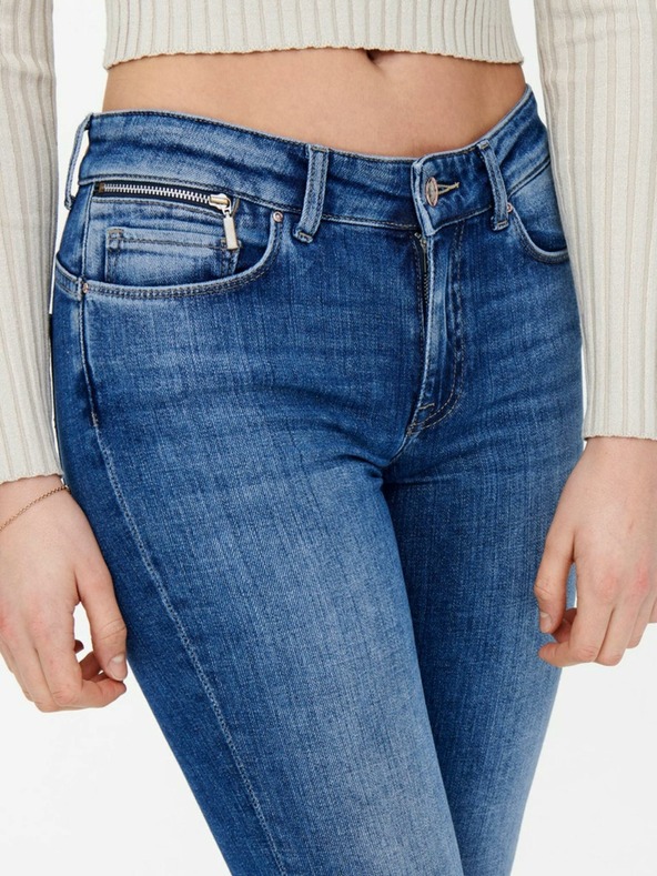 ONLY Modré dámské slim fit džíny ONLY Eva