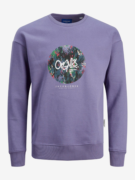 Jack & Jones Fialová klučičí mikina Jack & Jones Silver